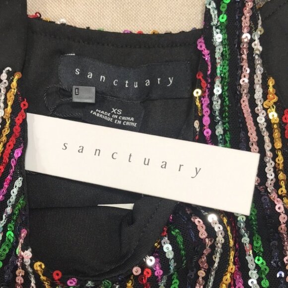 Sanctuary Cyber Sequin Tank - Picture 6 of 7